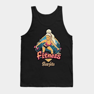 Fitness Barbie Vintage Graphic T-shirt 03 Tank Top